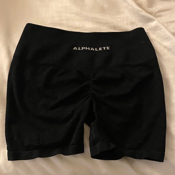 Alphalete Pants - Alphalete Women's Black Bike Shorts